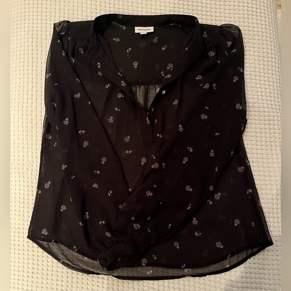 FRANK AND OAK | SHEER BLOUSE | SMALL - Picture 2 of 4
